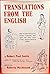 Translations From the English