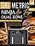 Big Metric Ninja Dual Zone Air Fryer Cookbook 2022 UK by Charlie Grace