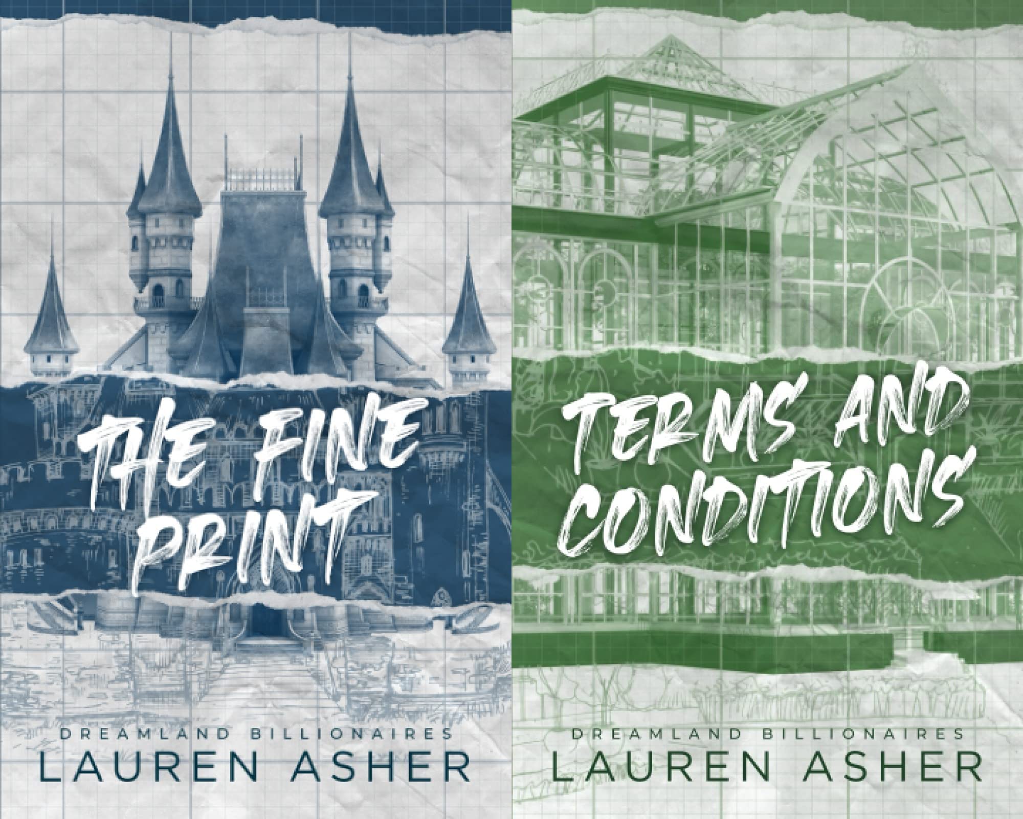 Dreamland Billionaires Collection 2 Books Set (The Fine Print, Terms and Conditions)