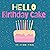Hello Birthday Cake (Hello ...