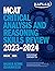 MCAT Critical Analysis and Reasoning Skills Review 2023-2024: Online + Book (Kaplan Test Prep)