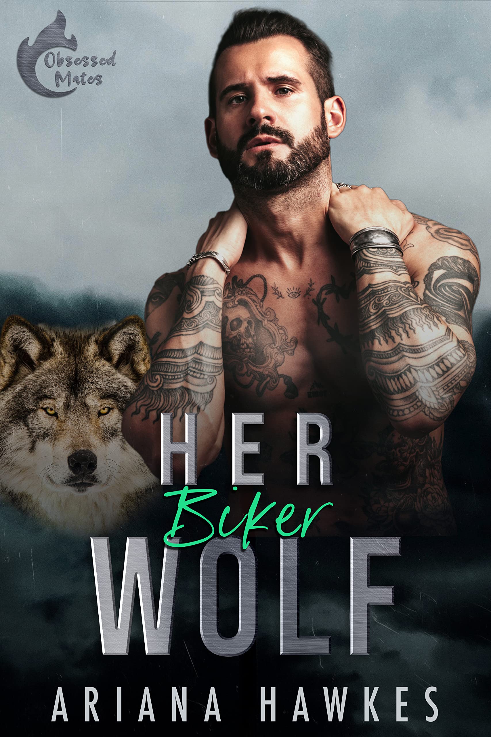 Her Biker Wolf (Obsessed Mates, #2)