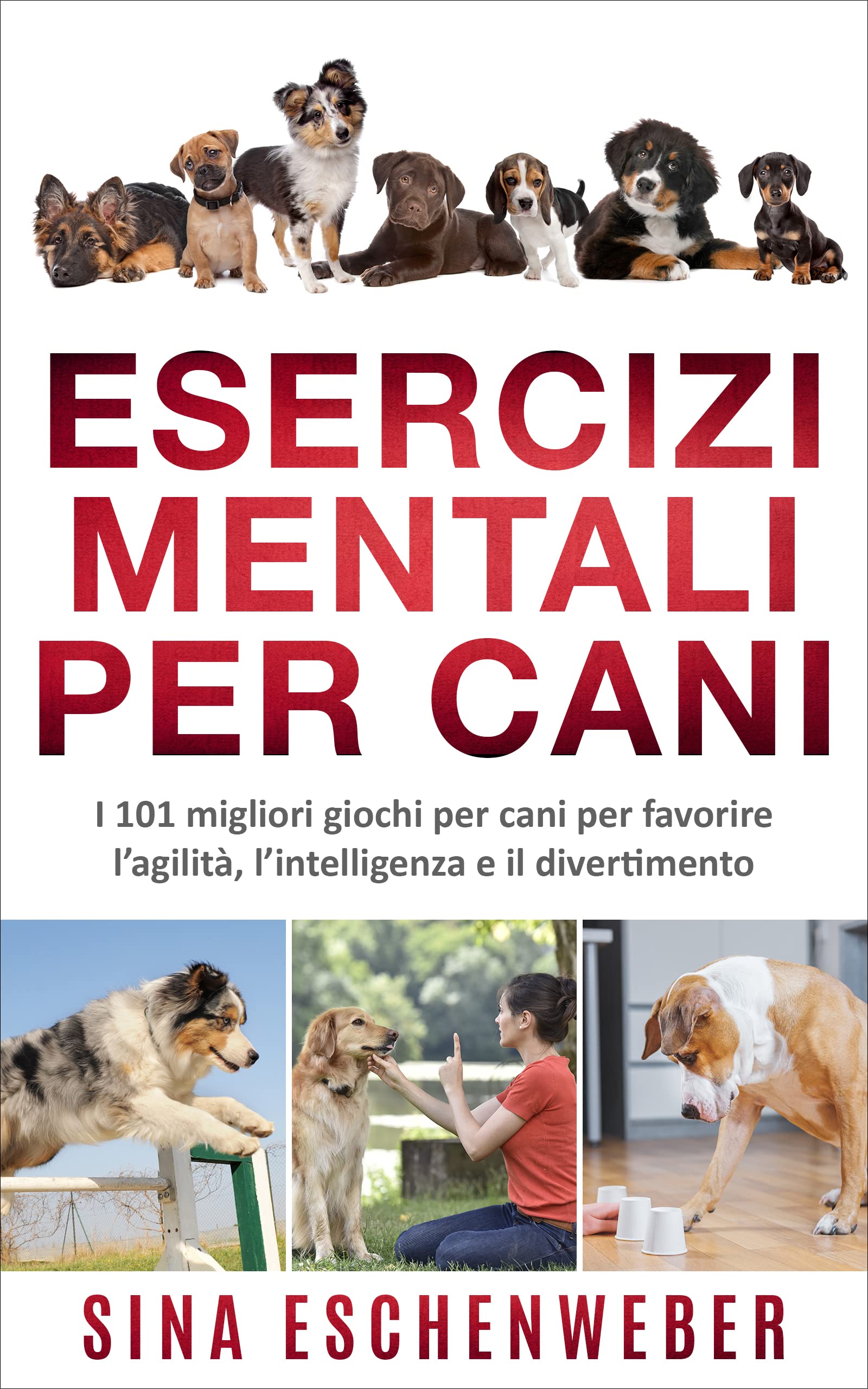 ESERCIZI MENTALI PER CANI: I 101 migliori giochi per cani per favorire l’agilità, l’intelligenza e il divertimento (Italian Edition)