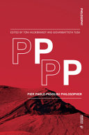 PPPP. Pier Paolo Pasolini Philosopher