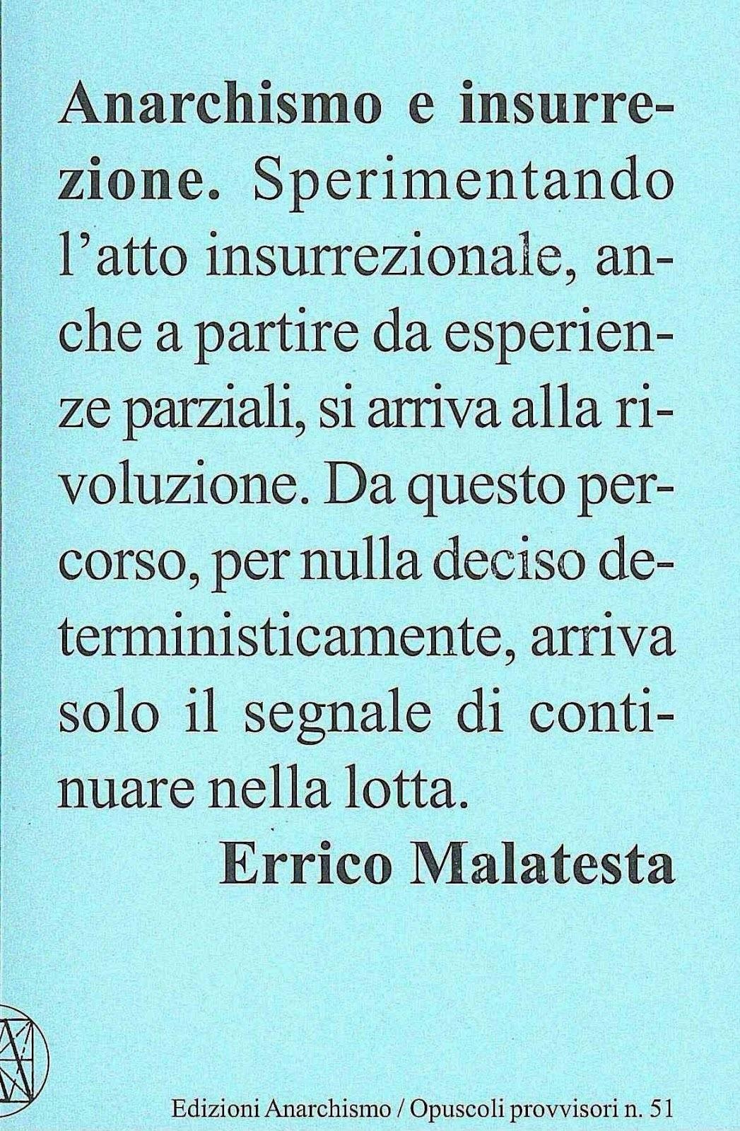 Anarchismo e insurrezione