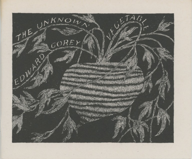 The Unknown Vegetable (Unknown Binding)