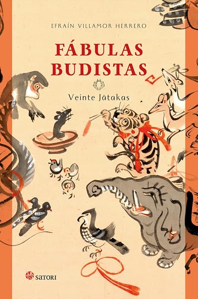 Portada de Fábulas Budistas: Veinte Jākatas, de Efraín Villamor Herrero