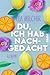 Du, ich hab nachgedacht by Lea Melcher