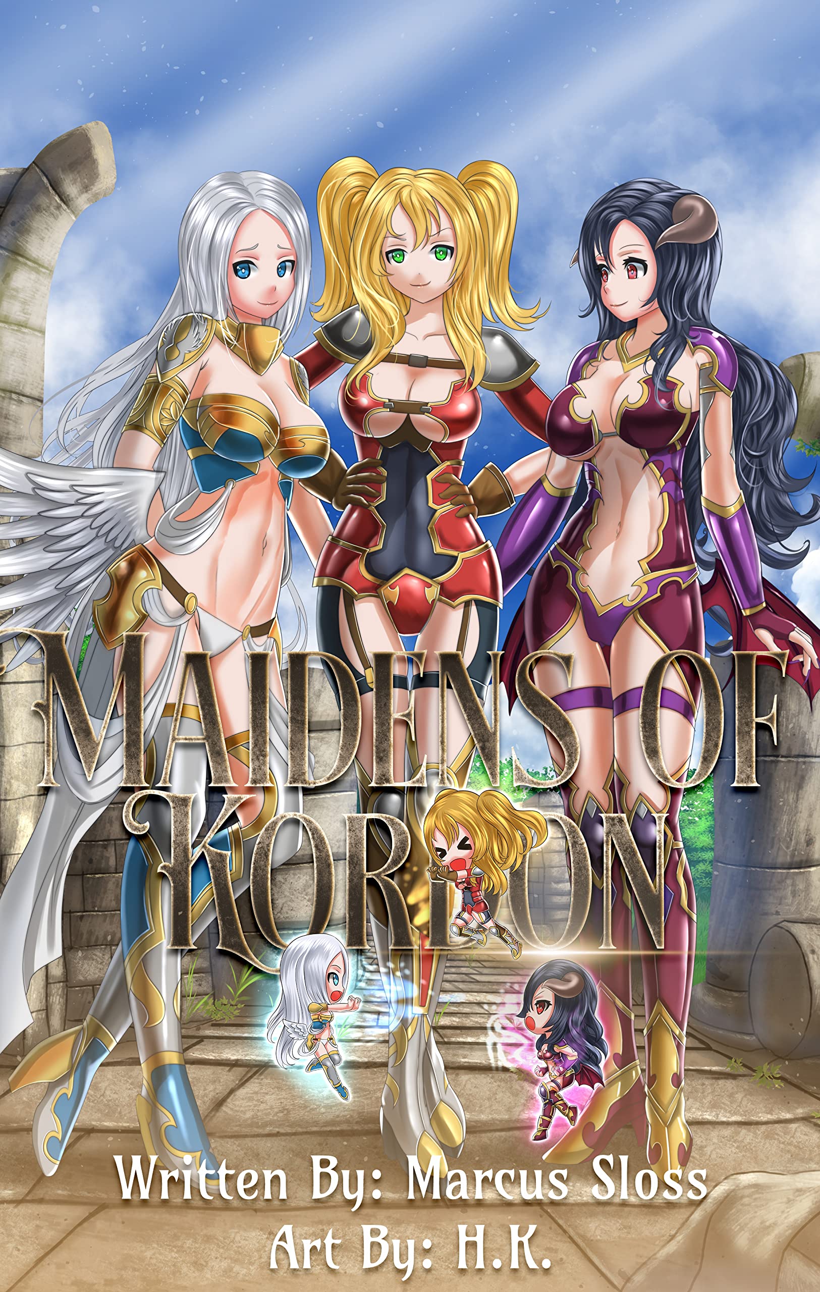 Maidens of Kordon: A LitRPG Harem Adventure (Kindle Edition)