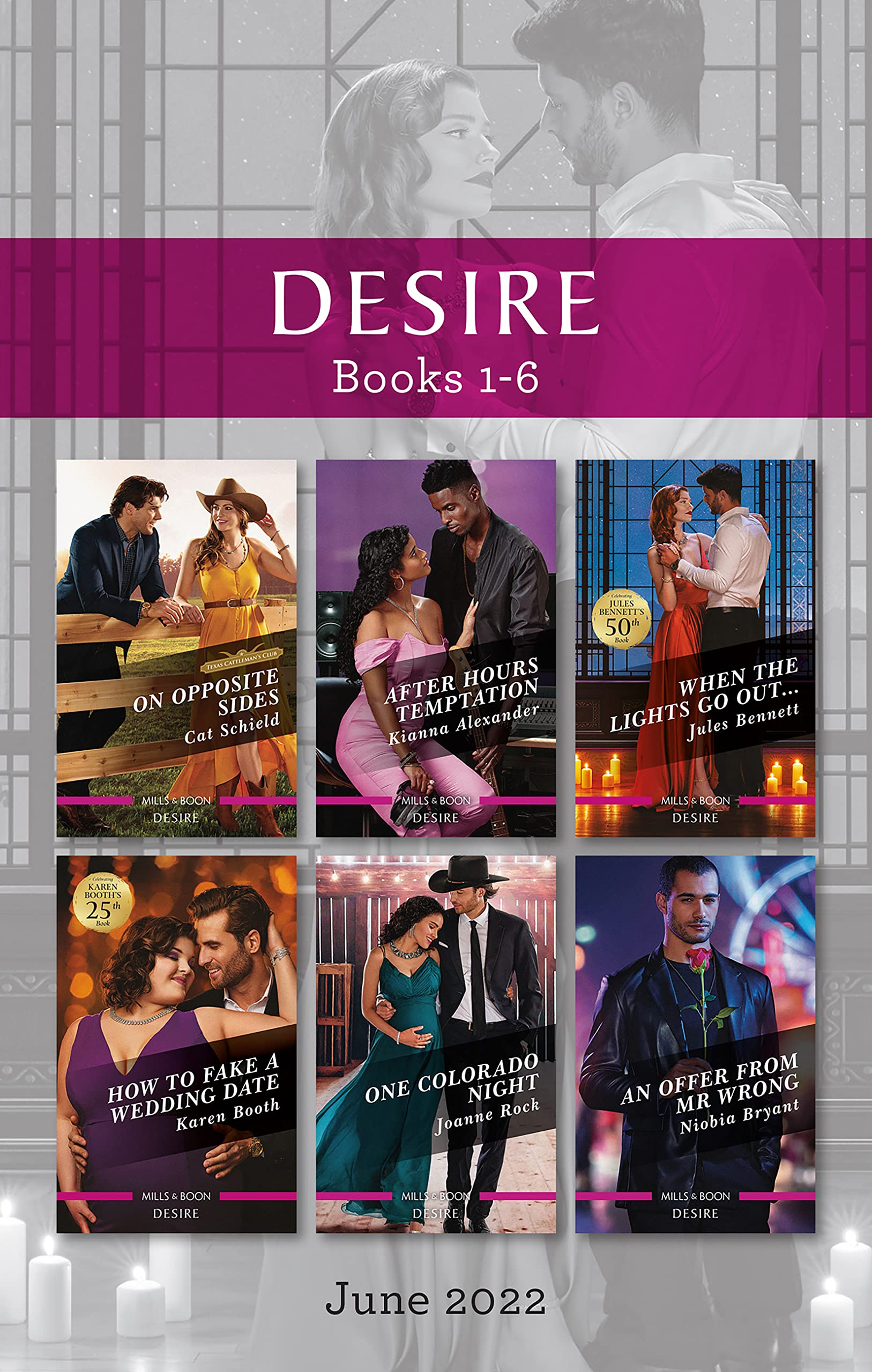 Desire Box Set June 2022/On Opposite Sides/After Hours Temptation/When the Lights Go Out.../How to Fake a Wedding Date/One Colorado Night/An Of (Texas Cattleman's Club: Ranchers and Rivals Book 3)