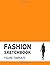 Fashion Sketchbook with Figure Template: Fashion Sketchpad with lightly drawn Large Croquis for Fashion Designers