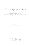 Correspondences: Journal for the Study of Esotericism (Vol 2, #2) Correspondences: Journal for the Study of Esotericism (Vol 2, #2)