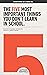 The Five Most Important Things You Don’t Learn in School by Mathias Omotola