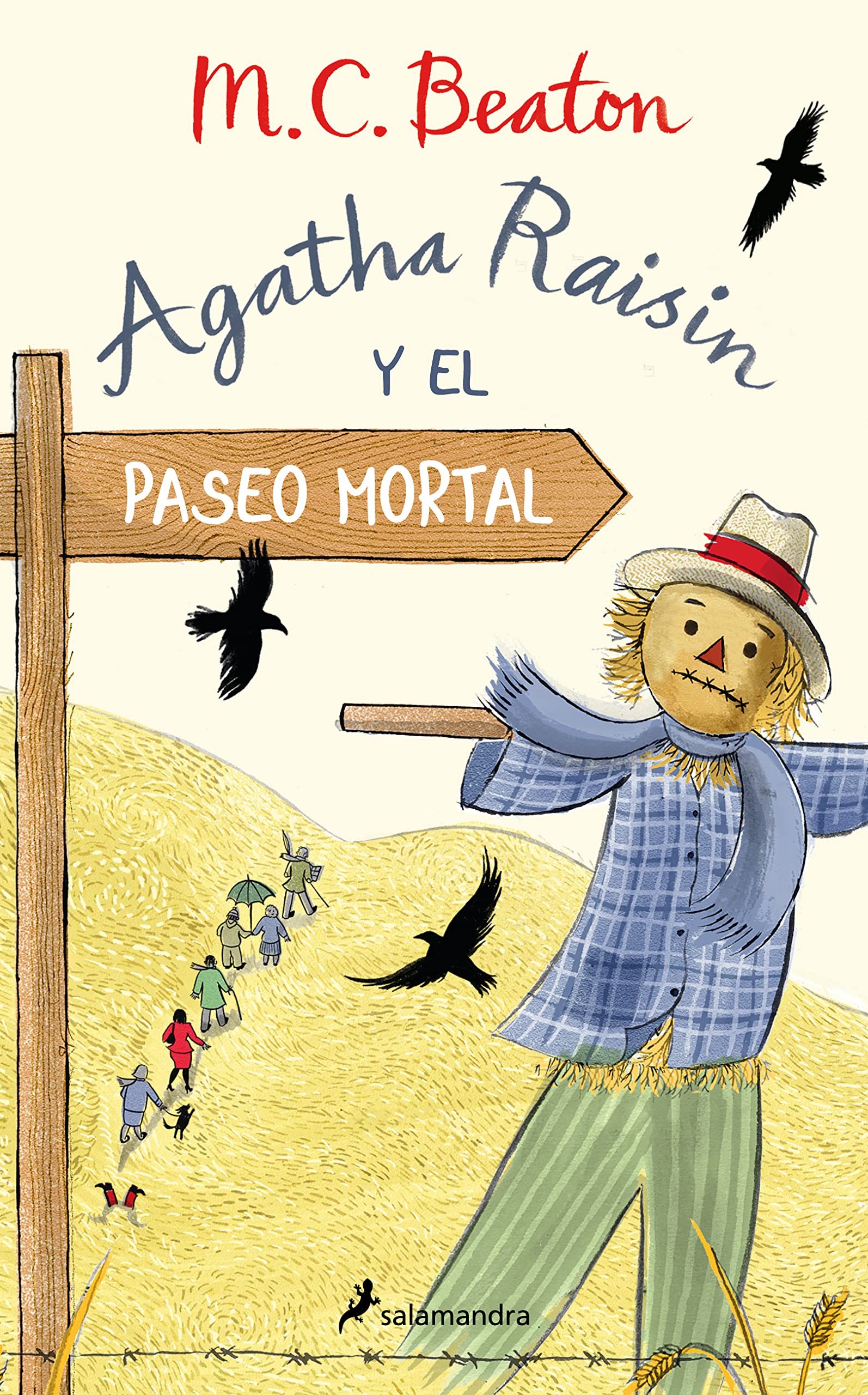 Portada de Agatha Raisin y el paseo mortal, de M.C. Beaton