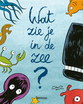 Wat zie je in de zee? (Board book)