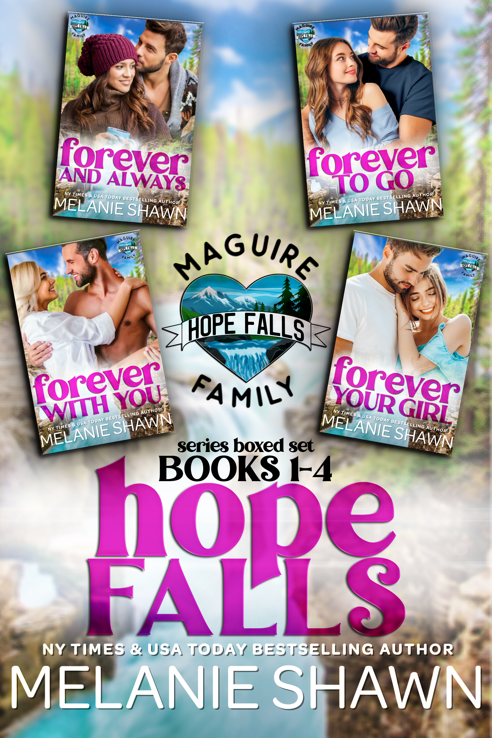 Hope Falls: Maguire Family Series Bundle, Books 1-4 (Hope Falls, #5-8)