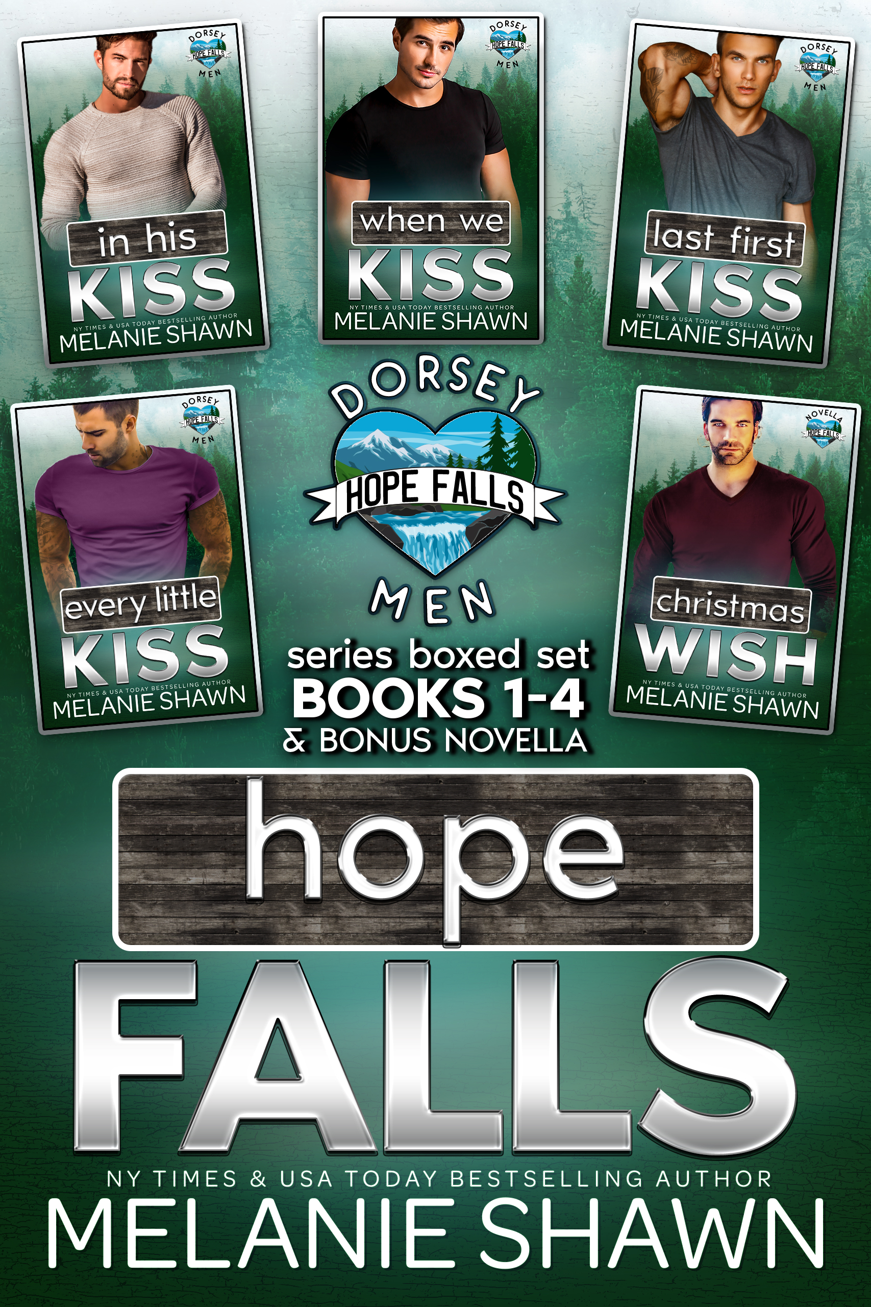 Hope Falls: Dorsey Men Series Bundle Books 1-5 (Hope Falls, #9-12.5)
