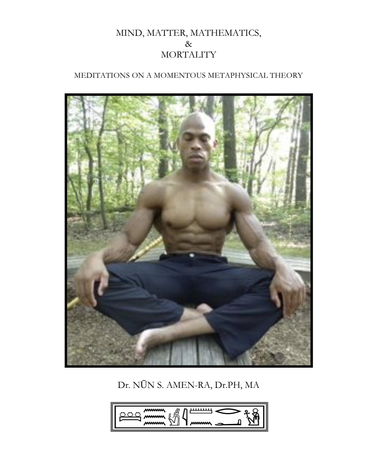 MIND, MATTER, MATHEMATICS, & MORTALITY: Meditations On A Momentous Metaphysical Theory
