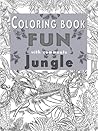 JUNGLE COLORING BOOK : Animals and Birds of the Rainforest: Premium Paper Gift Edition: Art Graphic