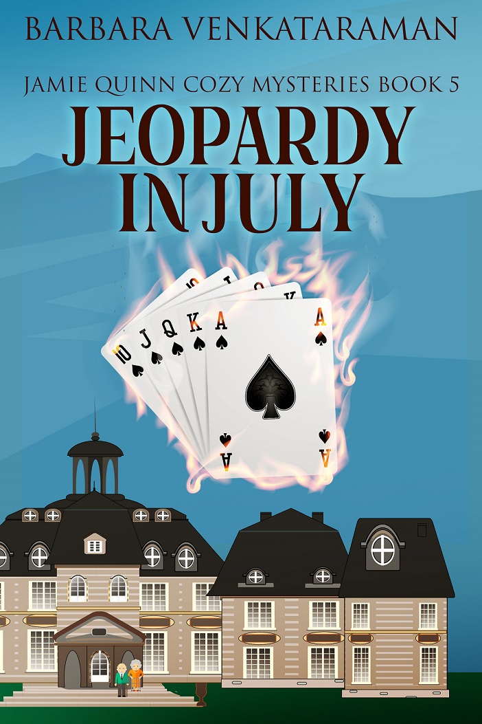 Jeopardy in July (Jamie Quinn Mystery, #5)