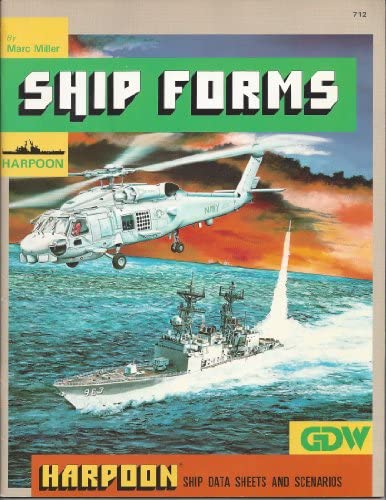 Ship Forms (Harpoon naval war game supplement)