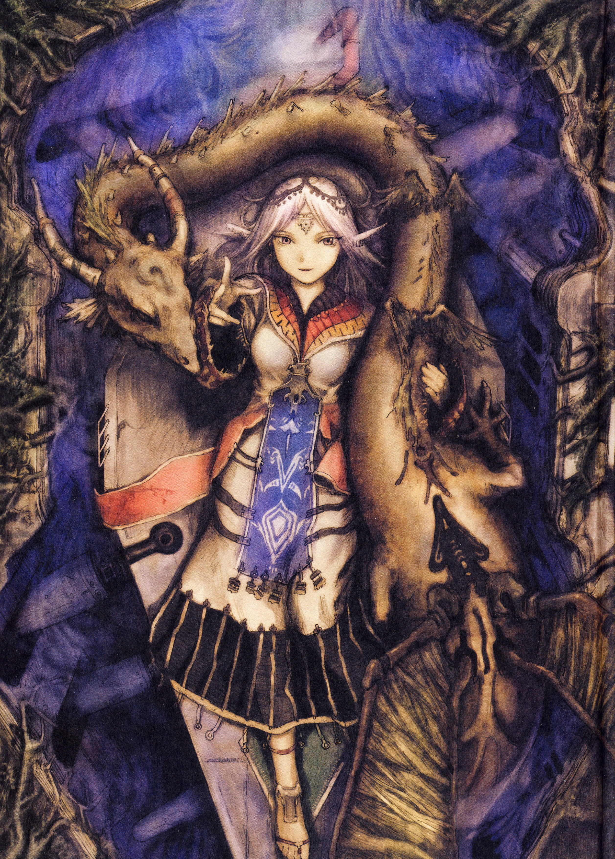 垓層宮 voshitoshi ABe illustrations book GAISOKYU (Hardcover)