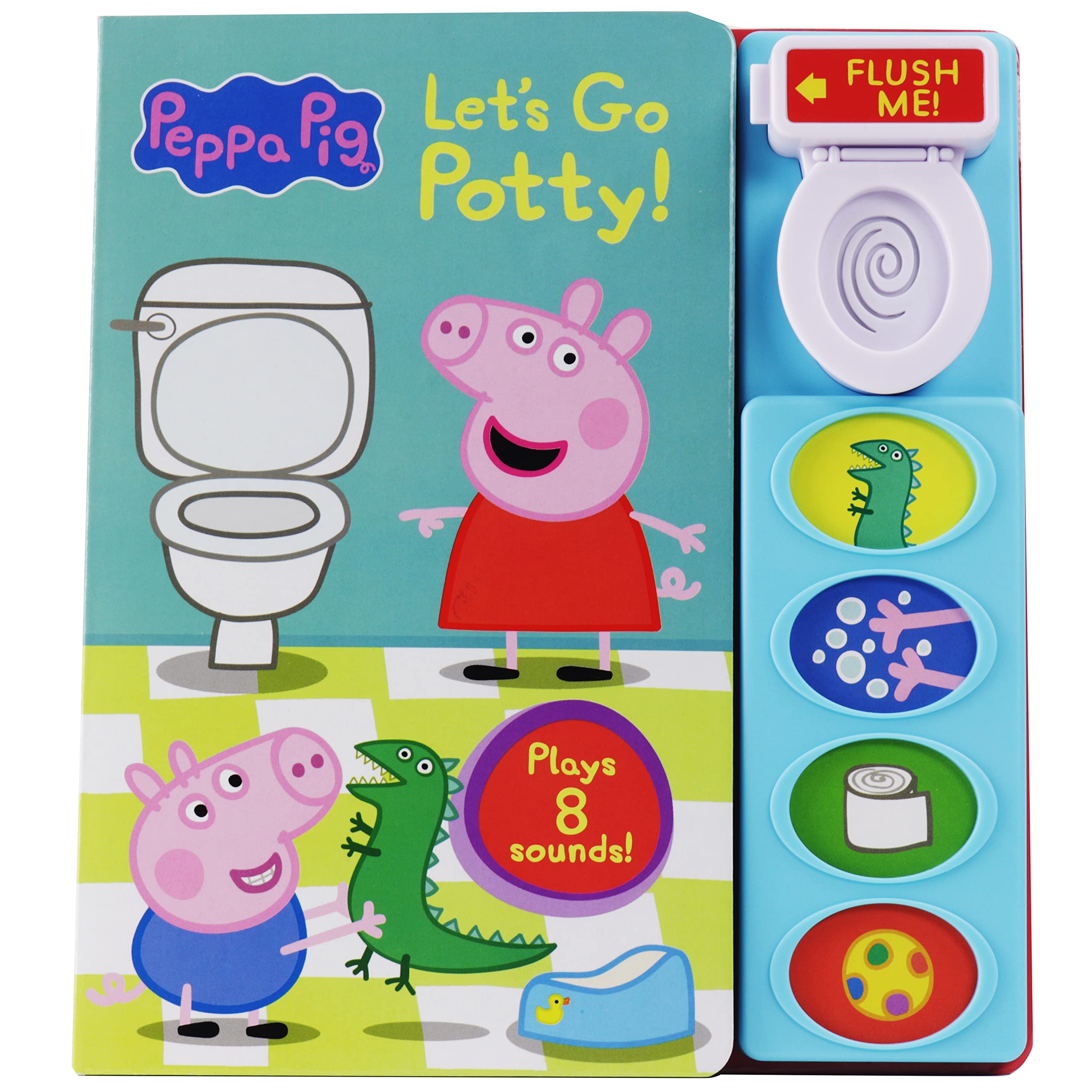 Peppa Pig – Let’s Go Potty! Interactive 5-Button Potty Training Sound Book – PI Kids (Board book)