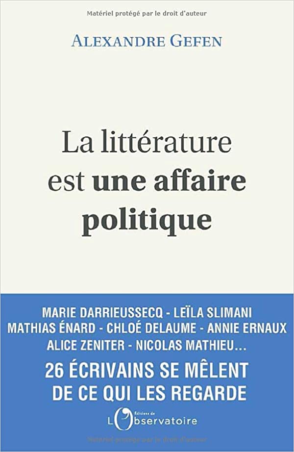 La littérature est une affaire politique (Paperback)