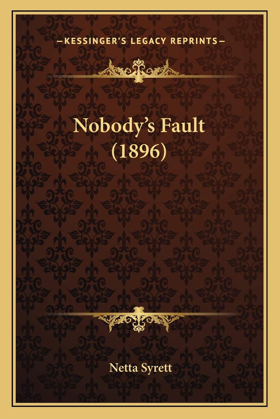 Nobody's Fault (1896)