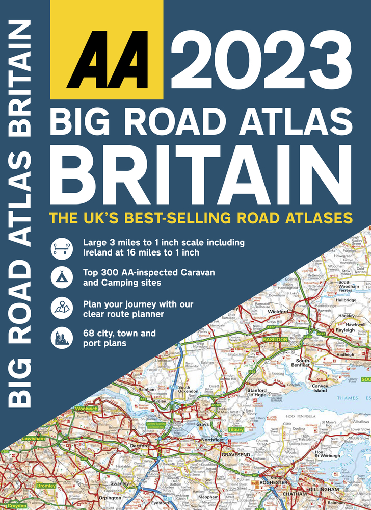 Big Road Atlas Britain 2023 PB