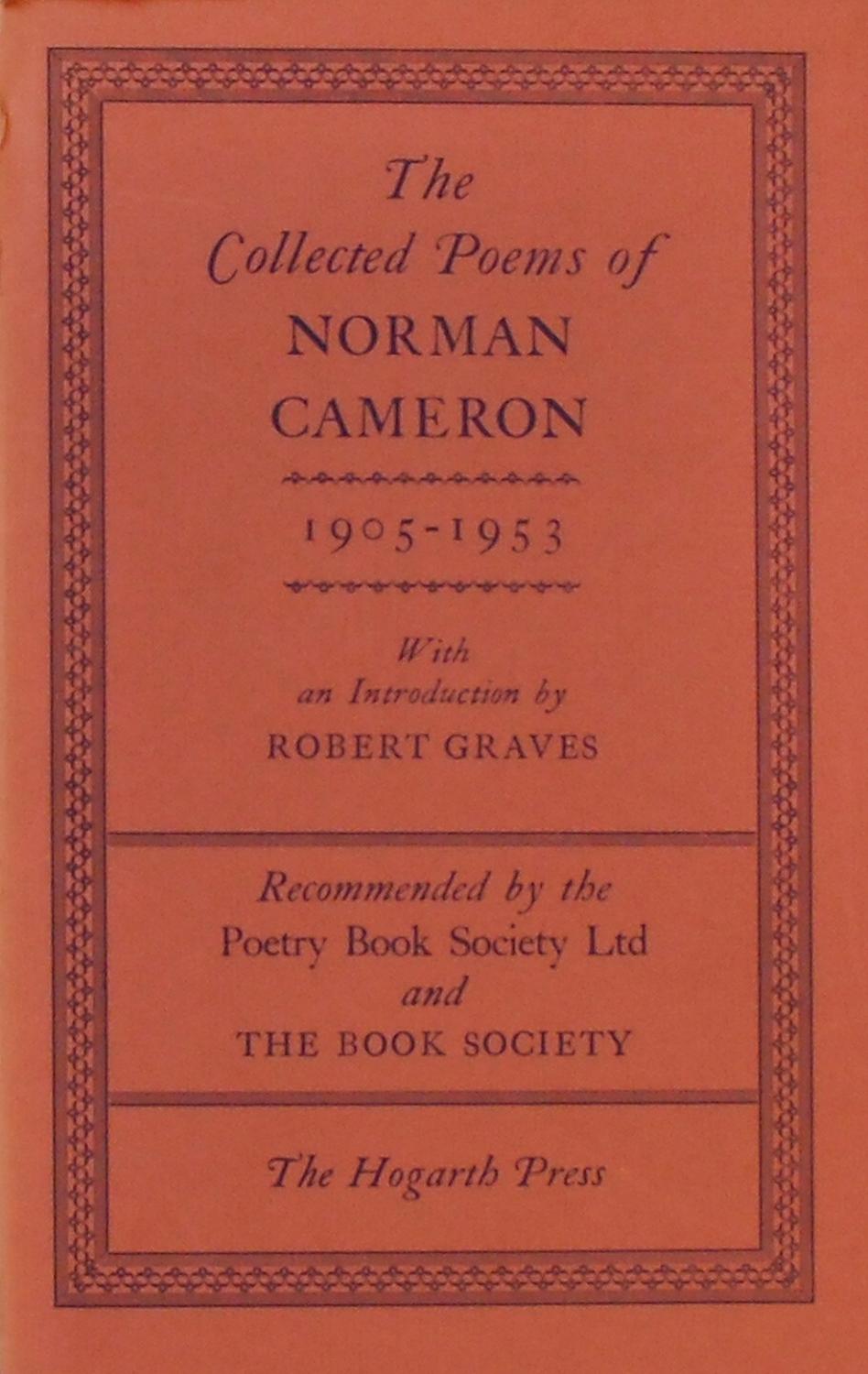 The Collected Poems of Norman Cameron 1905-1953