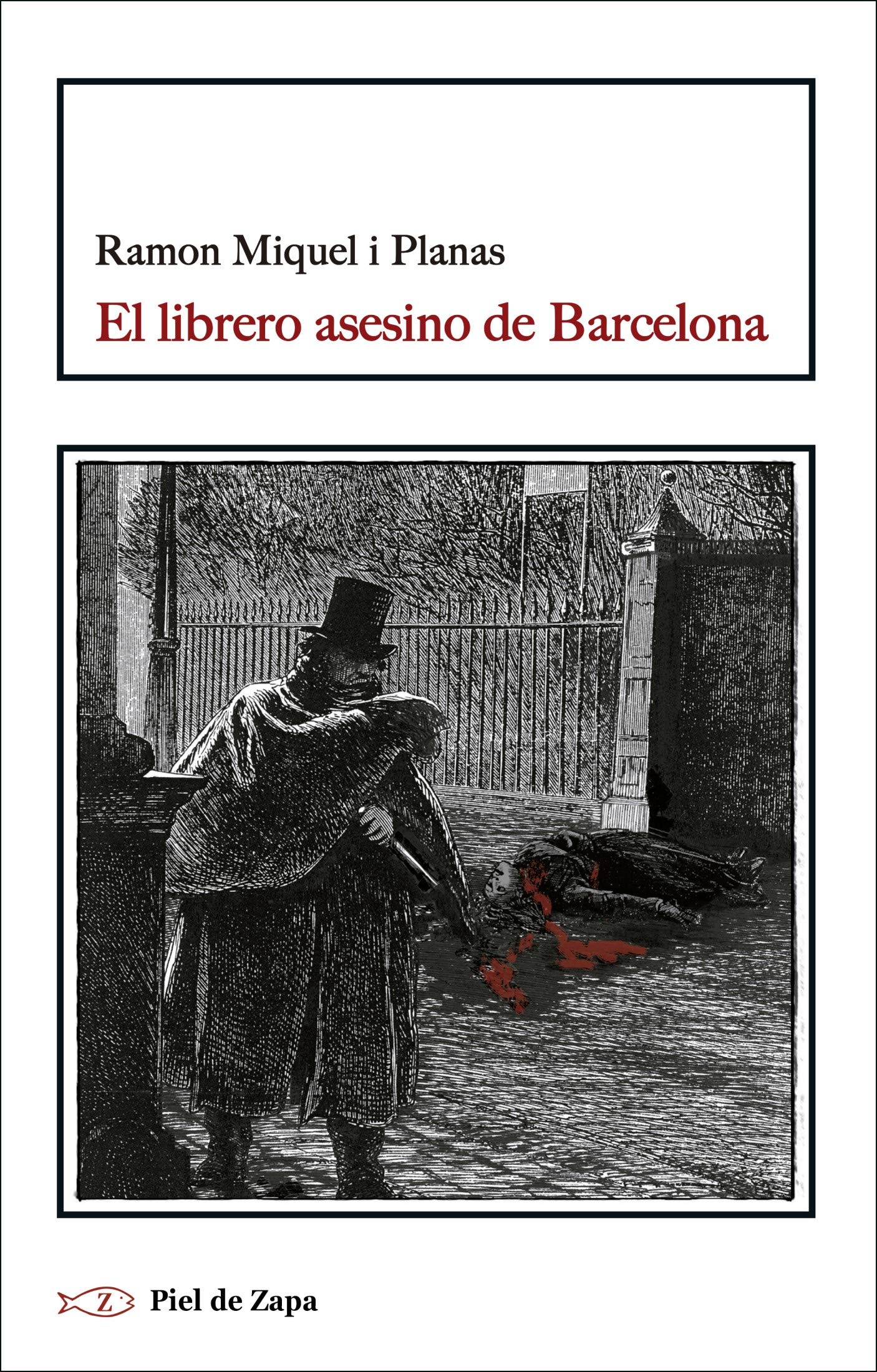 Portada de El librero asesino de Barcelona, de Ramon Miquel i Planas