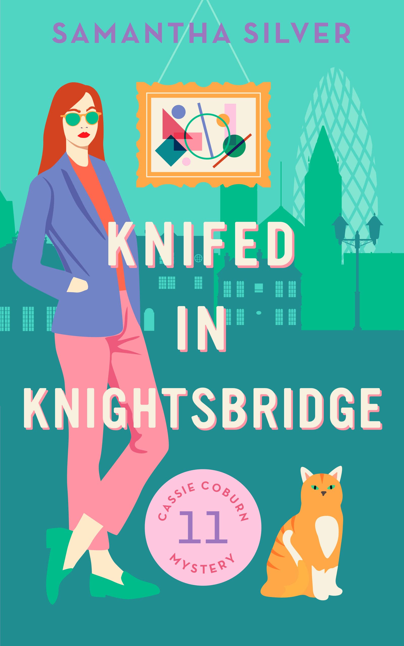 Knifed in Knightsbridge (Cassie Coburn Mystery, #11)