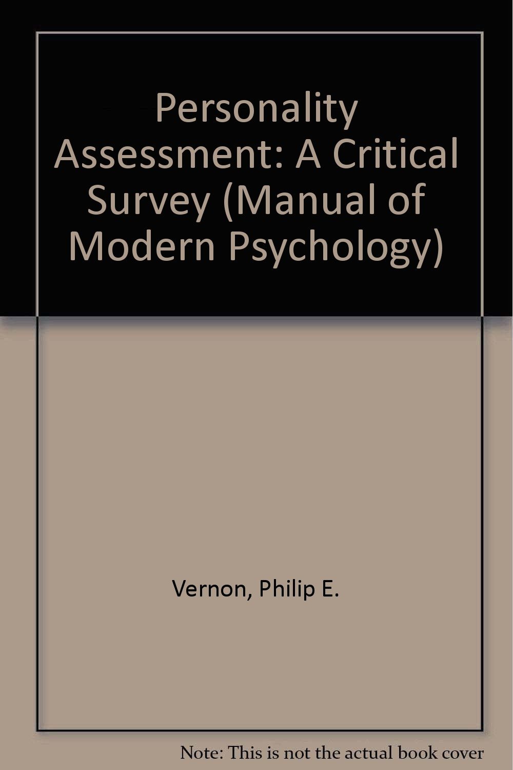 Personality Assessment (Hardcover)