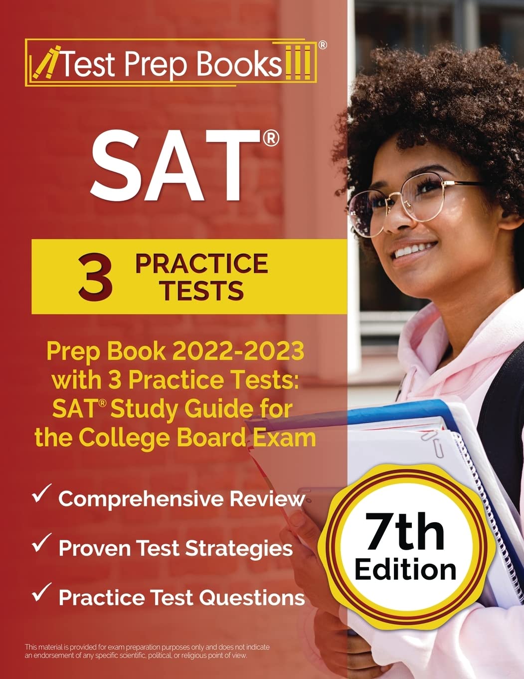 SAT Prep Book 2022 - 2023 with 3 Practice Tests: SAT Study Guide for the College Board Exam: [7th Edition] (Paperback)