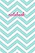 Chevron College Ruled Notebook by Krystal Stewart