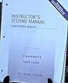Instructor's Testing Manual for Trigonometry Instructor's Testing Manual for Trigonometry