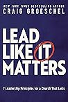 Lead Like It Matt...