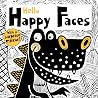 Hello Happy Faces (Happy Fox Books) Baby's First Book - High-Contrast Art of Smiling Robots, Animals, and More, with Wipe-Clean Pages, Safe Rounded Corners, and a Surprise Mirror