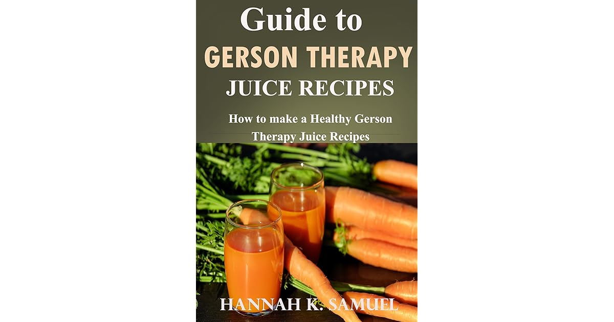 Gerson Recipes Dandk Organizer