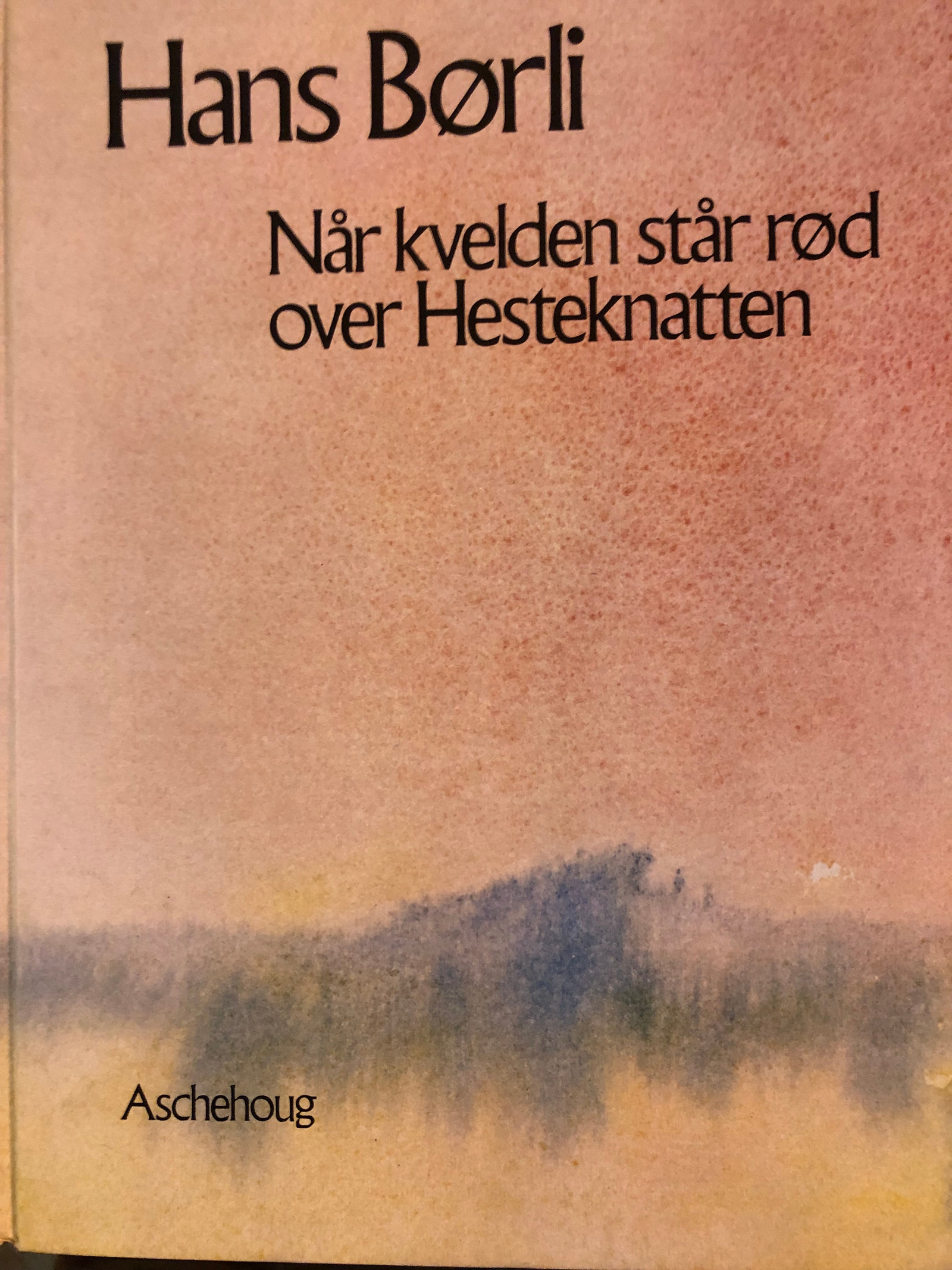 Når kvelden står rød over Hesteknatten