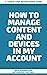 How to Manage Content and D...