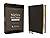 NRSVue, Holy Bible with Apocrypha, Premium Goatskin Leather, Black, Premier Collection, Art Gilded Edges, Comfort Print
