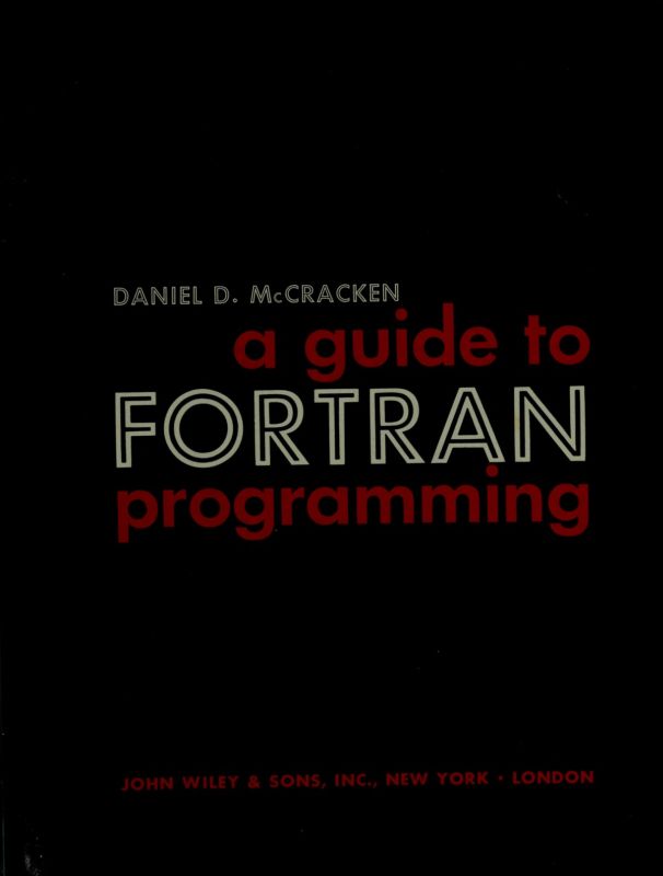 A Guide to Fortran Programming (Hardcover)