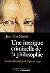Une intrigue criminelle de la philosophie