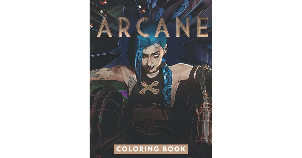 Arcane Coloring Book JUMBO Arcane Colouring Book For Children, Amazing
