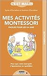 Mes activités Montessori