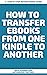 How to Transfer Ebooks From...