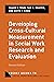 Developing Cross-Cultural Measurement in Social Work Research... by Thanh Tran