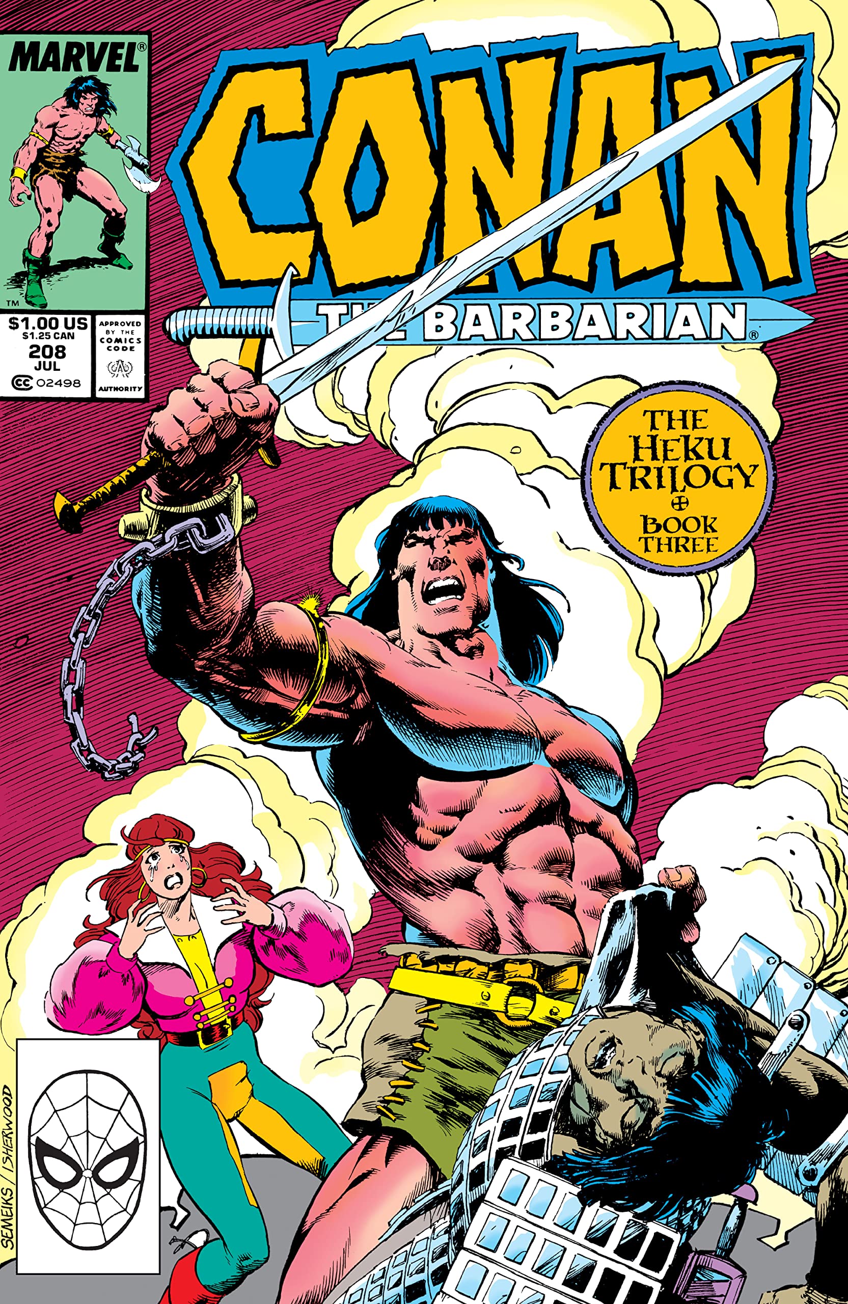 Conan The Barbarian (1970-1993) #208